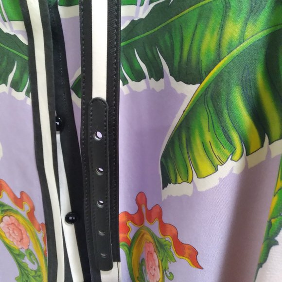 Versace Silk Dress with Belt - Picture 7 of 14